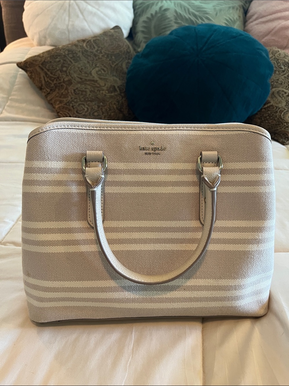 Kate Spade Canvas Leather Bag